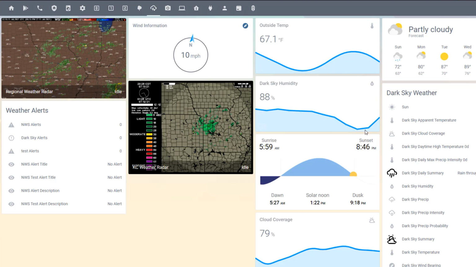 Severe Weather Alerts & Radar Right In Home Assistant This Smart House